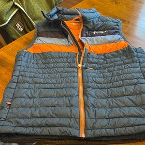 Cotopaxi Blue and Orange Puffer Vest